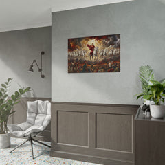 Rolled Poster — Jesus Returning on White Horse Religious Wall Art Print
