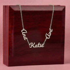 Multiple Name Necklace Kids Names For Moms Or Siblings