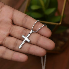 God So Loved The World Cross Necklace