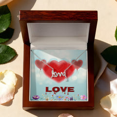 Scripted Love Necklace