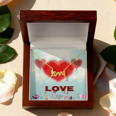 Scripted Love Necklace