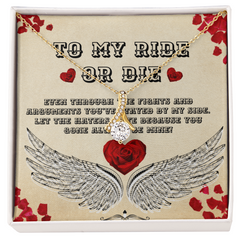 To My Ride Or Die Alluring Beauty Necklace