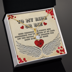 To My Ride Or Die Alluring Beauty Necklace