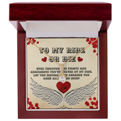 To My Ride Or Die Alluring Beauty Necklace