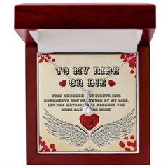 To My Ride Or Die Alluring Beauty Necklace
