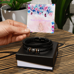 Walk In His Strength I Love You Forever Bracelet