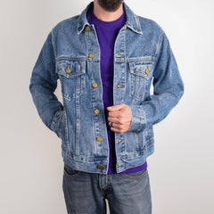 Caravaggio Cherub 17th Century Vintage Denim Jacket