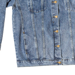Caravaggio Cherub 17th Century Vintage Denim Jacket
