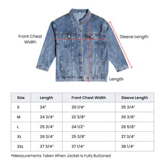 Caravaggio Cherub 17th Century Vintage Denim Jacket