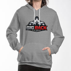 Big Back Gym Wear Workout Hooded Sweatshirt