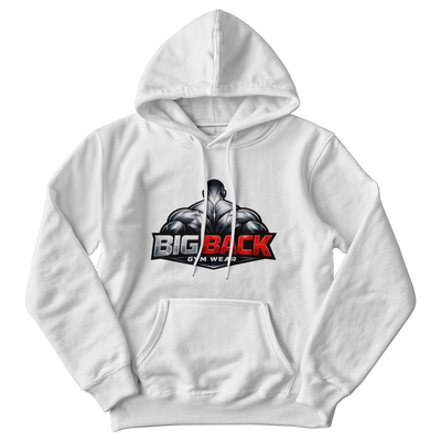 Big Back Gym Wear Pullover Hooded Sweatshirt
