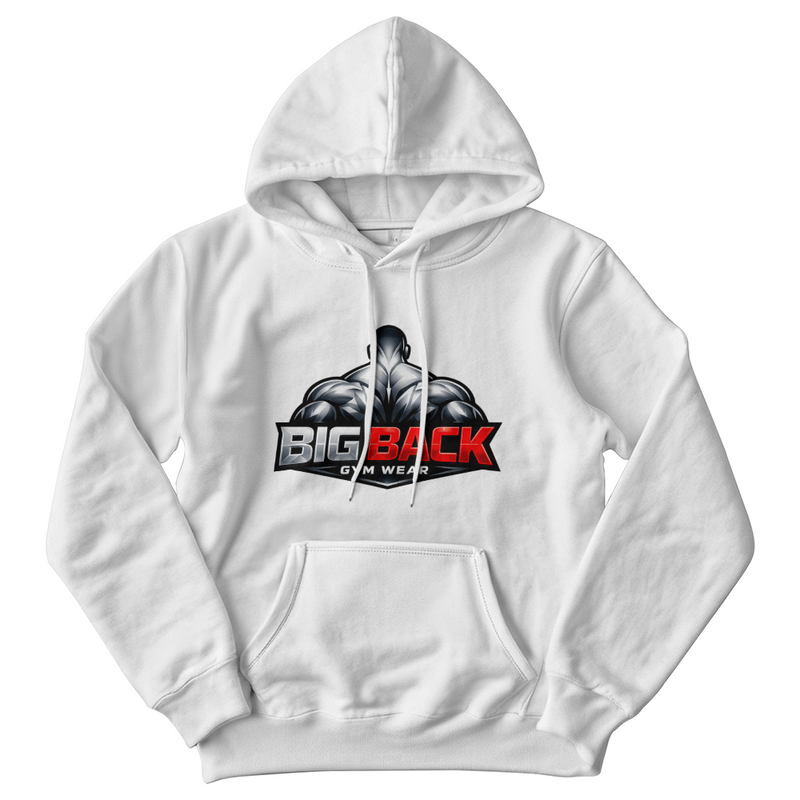 Big Back Gym Wear Pullover Hooded Sweatshirt