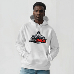 Big Back Gym Wear Pullover Hooded Sweatshirt