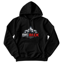 Big Back Gym Wear Pullover Hooded Sweatshirt