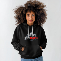 Big Back Gym Wear Pullover Hooded Sweatshirt