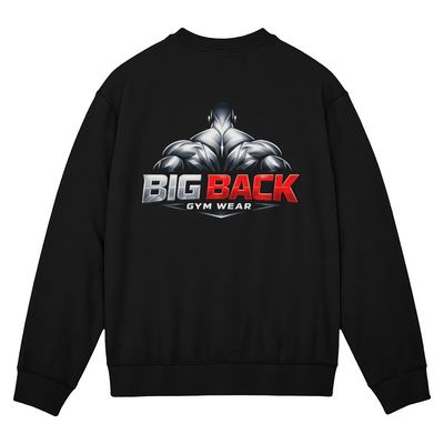 Big Back Gym Wear Sweatshirt Pullover