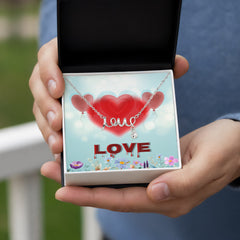 Scripted Love Necklace