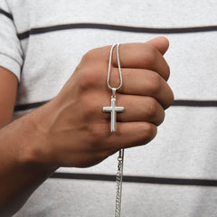 Personalized Cross Necklace - Jesus Chain
