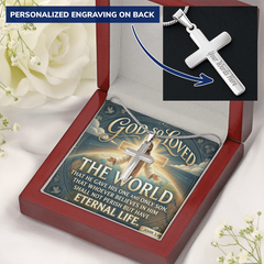 Personalized Cross Necklace - Jesus Chain