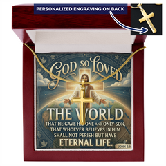 Personalized Cross Necklace - Jesus Chain