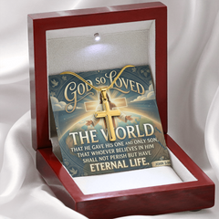 Personalized Cross Necklace - Jesus Chain